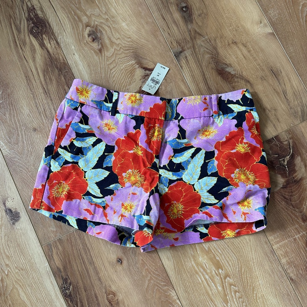 LOFT floral shorts